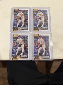 Topps 2026 series 1 Jacob Misiorowski Milwaukee Brewers 4-Card Lot - Image 1
