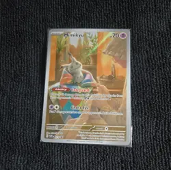 Mimikyu SVP 075 Black Star Promo Paldean Fates Pokemon Card SEALED - Image 1
