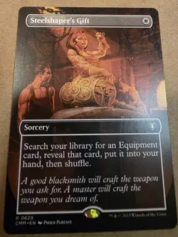 Steelshaper's Gift - (Borderless) Commander Masters Regular - Mtg - Image 1
