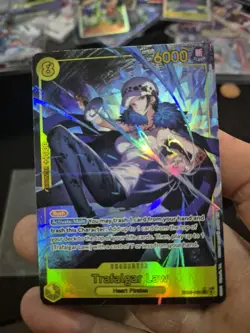 EB03-062 Trafalgar Law Sec Alt Art Heroines Edition One Piece TCG English Card - Image 1
