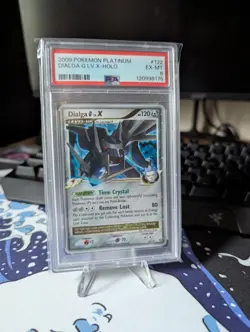 Pokemon Platinum 2009 Dialga G Lv.X Holo 122/127 English PSA 6 - Image 1
