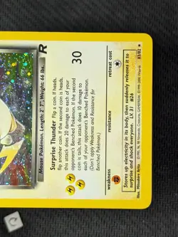 Dark Raichu 83/82 - Team Rocket Unlimited Holo Secret Rare Pokemon TCG HP/DMG - Image 5