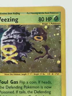 Pokemon TCG Weezing 32/165 Expedition Holo E-Reader - Image 3