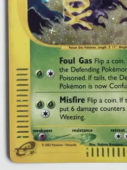 Pokemon TCG Weezing 32/165 Expedition Holo E-Reader - Image 5