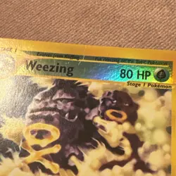 Pokemon TCG Expedition Weezing Reverse Holo Card 32/165 2002 - Image 2