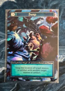 Swap FOIL Sorcery Contested Realm TCG Promo. Rare! - Image 1