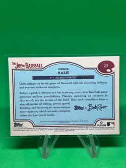 Chris Sale 2025 Topps X Bob Ross: The Joy of Baseball #22 Atlanta Braves - Image 2