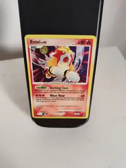 Pokemon TCG Entei 4/132 Secret Wonders Holo Rare Card | Diamond & Pearl | MP - Image 2