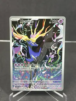 2026 Pokemon Xerneas #091 Chaos Rising Illustration Rare Raw NM - Image 1