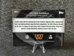 2025 Topps Chrome Black Jayden Daniels Depths of Darkness - Image 2