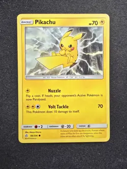 Pikachu - 66/236 - Common - Sword & Shield: Cosmic Eclipse *NM* Pokemon TCG - Image 1