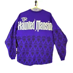 Disney The Haunted Mansion Ghost Host Spirit Jersey for Adults Purple Large - Image 1