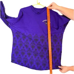 Disney The Haunted Mansion Ghost Host Spirit Jersey for Adults Purple Large - Image 3