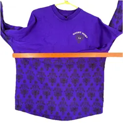 Disney The Haunted Mansion Ghost Host Spirit Jersey for Adults Purple Large - Image 4