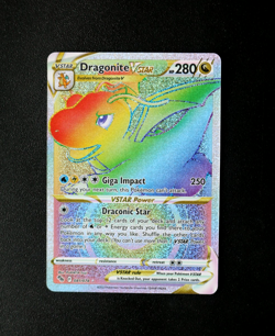 Pokemon Card - Dragonite VSTAR 081/078 - Pokemon GO - Rainbow Secret Rare - NM ⭐ - Image 1