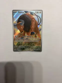 Tauros 096/086 Illustration Rare 2026 Pokemon Chaos Rising Full Art Card - Image 1