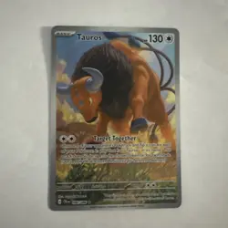 Tauros 096/086 Illustration Rare 2026 Pokemon Chaos Rising Full Art Card - Image 1