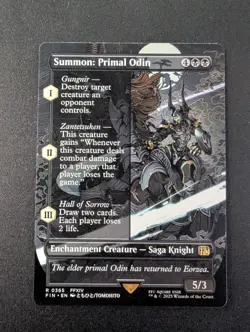 SUMMON: PRIMAL ODIN #365 MTG Final Fantasy Collectors - Image 1