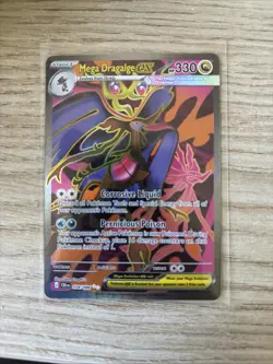 Mega Dragalge ex 104/086 Ultra Rare ME04: Chaos Rising Pokemon NM/M - Image 1