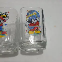 2000's McDonald Disney Mickey Mouse Glass Cups - Set of 4 - Image 2