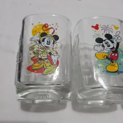 2000's McDonald Disney Mickey Mouse Glass Cups - Set of 4 - Image 5