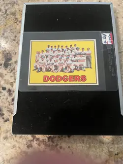 1967 Topps Los Angeles Dodgers Team Card #503 EX - Image 1