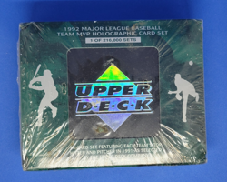 1992 Upper Deck Baseball MLB Team MVP Holographic 54 Card Set - Factory Sealed - Image 1
