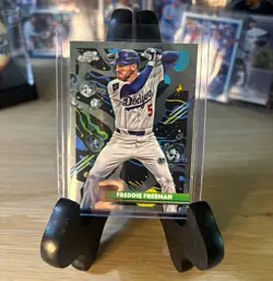 Topps 2025 Cosmic Chrome Freddie Freeman Los Angeles Dodgers Base #98 Card - Image 1