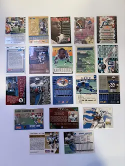 Barry Sanders(1)Detroit Lions GOAT RB NFL Trading Card Lot Of 20 For $20 Of #20! - Image 2