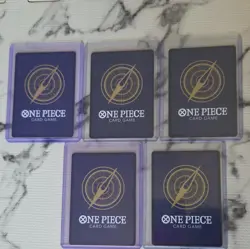 Bandai One Piece Card Game OP07 500 Years Future Alt Art Holo/Foil Lot x5 - Image 2