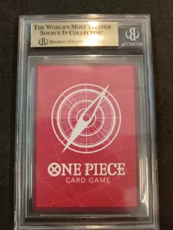 Card one Piece Monkey D. Luffy- Korean -0P01-003 Leader alt art- BGS 10 Pristine - Image 3