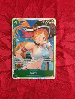 One Piece TCG The Azure Sea’s Seven Nami OP14-031 SR English Super Rare - Image 1