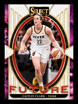 2025 Panini Select WNBA - Select Future Caitlin Clark #5 Silver Prizm - Image 1
