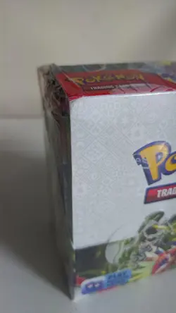 Pokemon TCG Scarlet and Violet Base Set Booster Box Factory Sealed Box damage - Image 2
