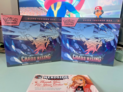 Pokemon TCG Chaos Rising ETB Factory Sealed Brand New English Ninja Spinner - Image 1