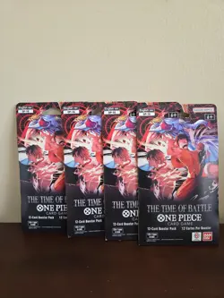Brand New Sealed One Piece OP-16 The Time of Battle Booster Sleeve Pack - X4 - Image 1