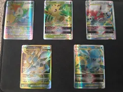 Pokemon TCG VSTAR/GX Holo 14-Card Lot: Arceus Leafeon Glaceon CZ S&M - Image 1