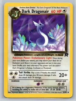 Dark Dragonair Unlimited Uncommon Team Rocket 33/82 LP - Image 1