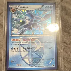 Pokemon TCG Glaceon 23/116 Plasma Freeze Team Plasma Holo Rare Eng 2013 90HP - Image 1