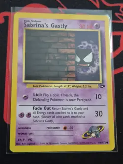 Pokemon TCG Sabrina's Gastly Gym Challenge Card 96/132, Regular - Image 1