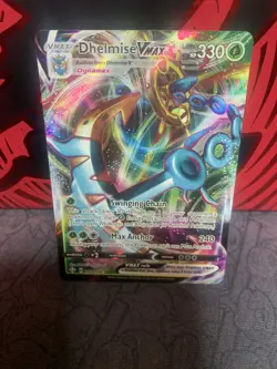 Dhelmise Vmax 010/072 Ultra Rare Full Art - 2021 Pokemon Shining Fates NM - Image 1