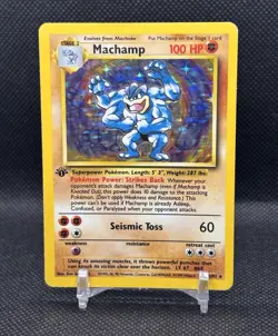 Machamp 8/102 1st Edition Holo Rare Deck Exclusives - Image 1