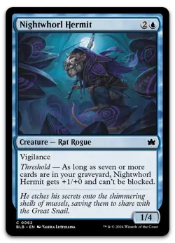 Nightwhorl Hermit #62 (NM) Bloomburrow BLB Magic MTG - Image 1
