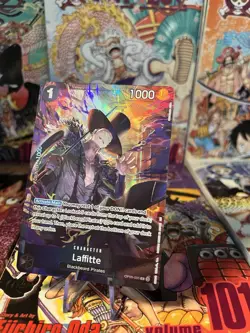 One Piece Card Game Laffitte OP09-095 Alt Art Rare Blackbeard Pirates OP09 - Image 1