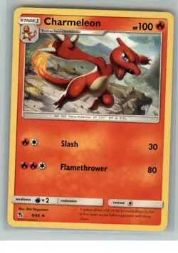 Charmeleon 8/68 Uncommon Hidden Fates Pokemon MP - Image 1