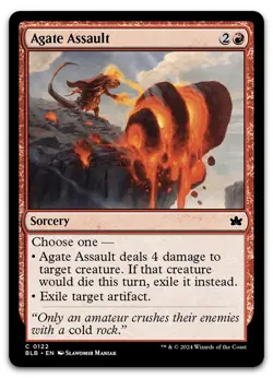 Agate Assault #122 (NM) Bloomburrow BLB Magic MTG - Image 1