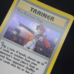 Pokemon TCG Trainer The Rocket’s Trap Gym Heroes 19/132 Holo Rare MP - Image 2