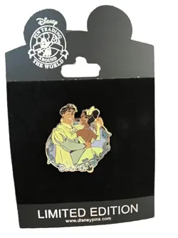 Disney Shopping Tiana & Naveen Dancing Happily Ever After PATF LE250 Pin Rare - Image 1