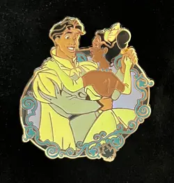 Disney Shopping Tiana & Naveen Dancing Happily Ever After PATF LE250 Pin Rare - Image 2