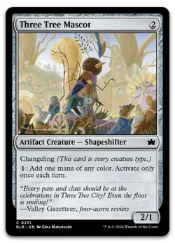 Three Tree Mascot #251 (NM) Bloomburrow BLB Magic MTG - Image 1